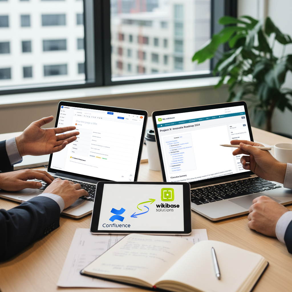 Wikibase CSP vs Confluence